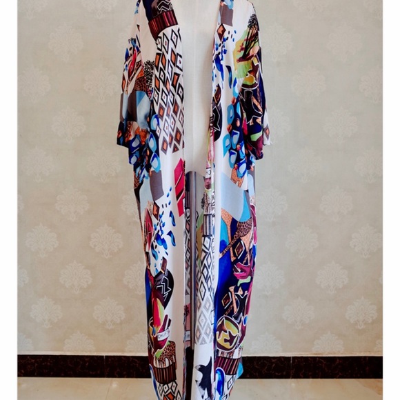 5⭐️Boho Wild Print Kimono - Picture 4 of 13